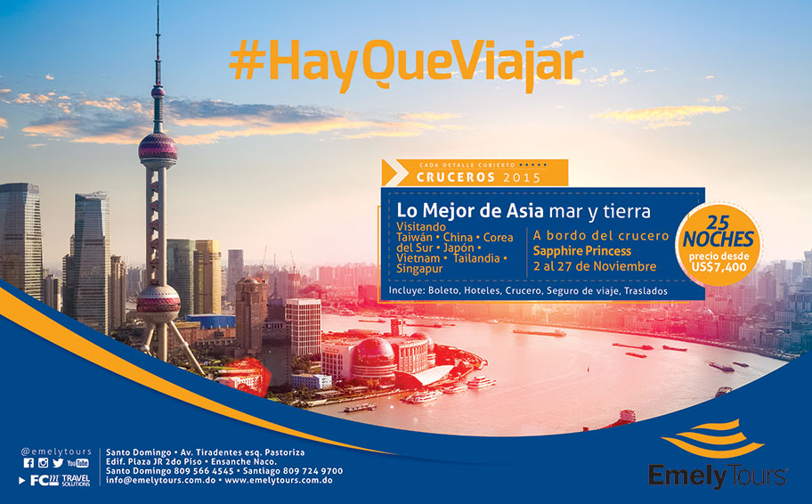 EMELY TOURS :: Ultimos cupos! Lo mejor de Asia mar y tierra