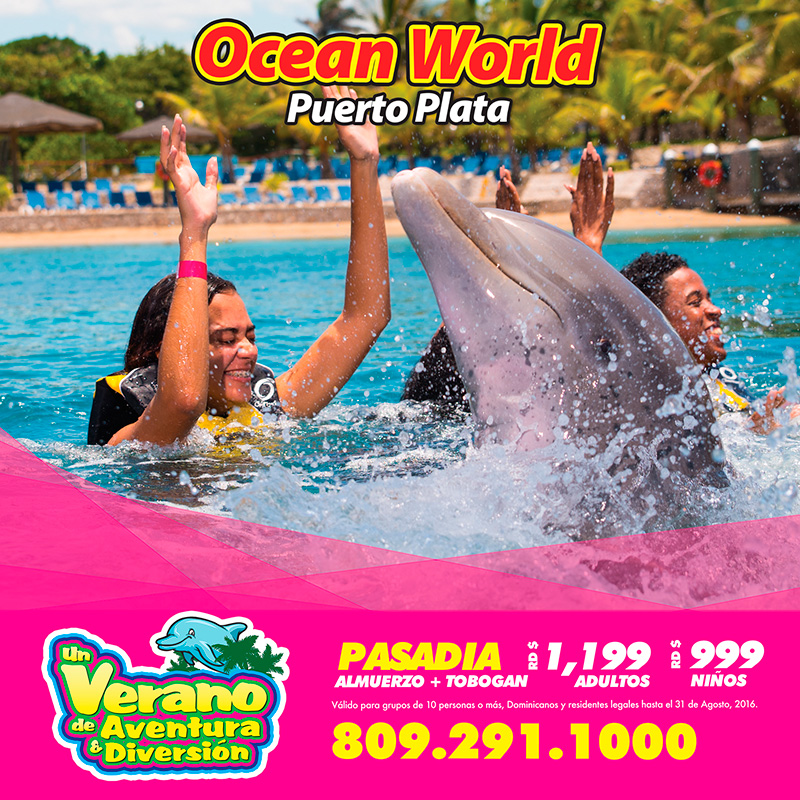 OCEAN WORLD VERANO OCEAN WORLD 2016, con OFERTAS para grupos de 10