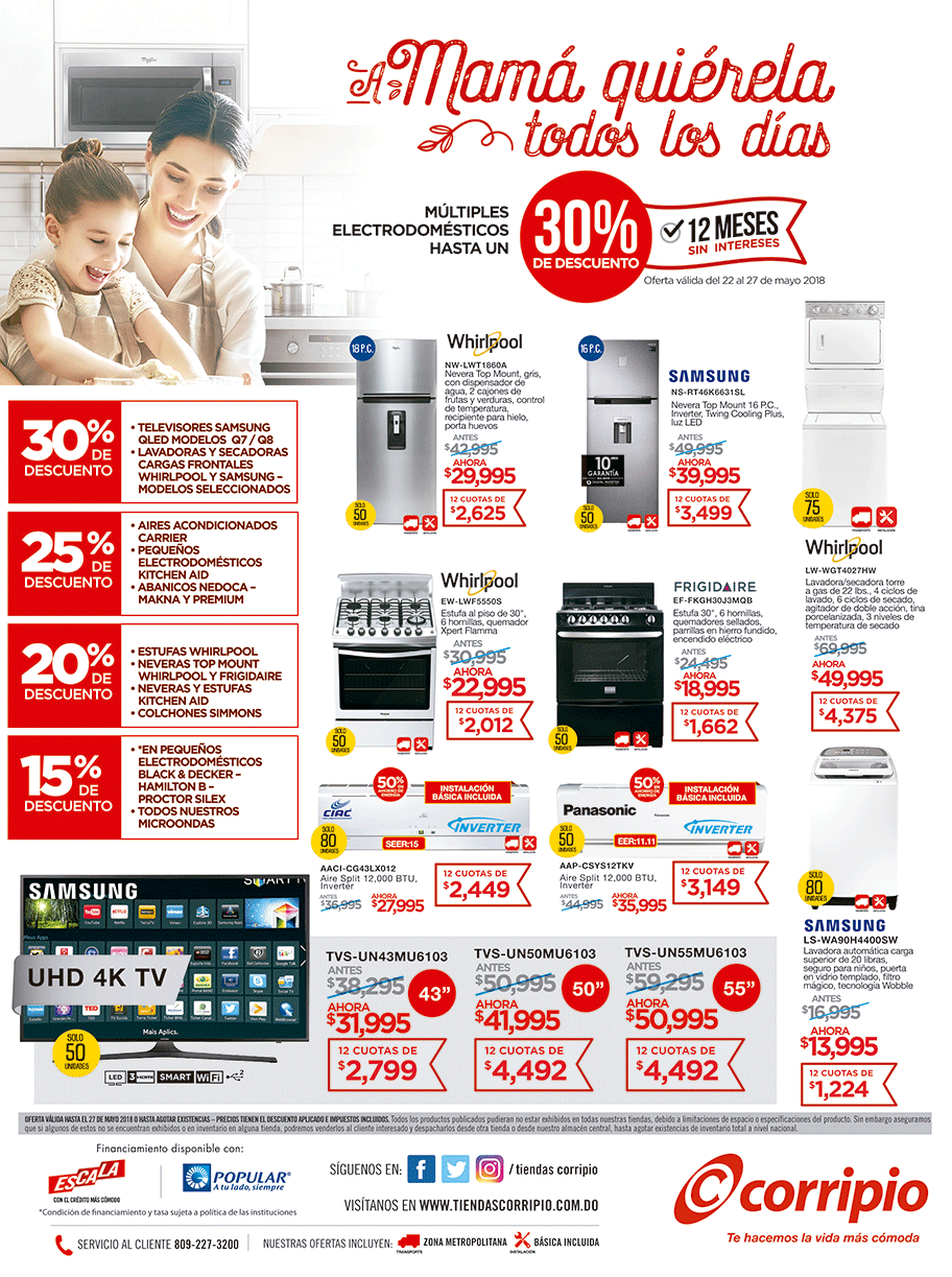 Tiendas CORRIPIO :: Mam quirela todos los das - 30% de Descuento - 12 MESES SIN INTERESES